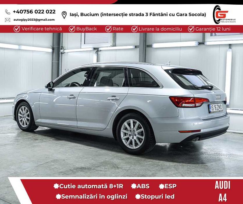 AUDI A4 AVANT B8 Fab09.2016 Înmatriculat RO Diesel 150CP Automat Piele