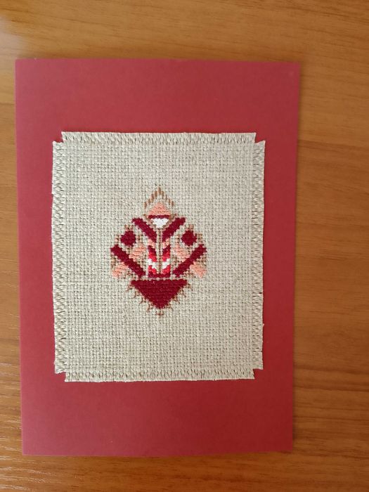 Бродирани картички с плик