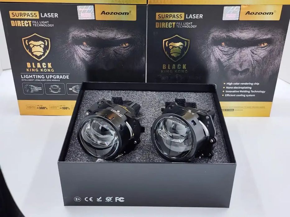 Bi led линзы Black King Kong