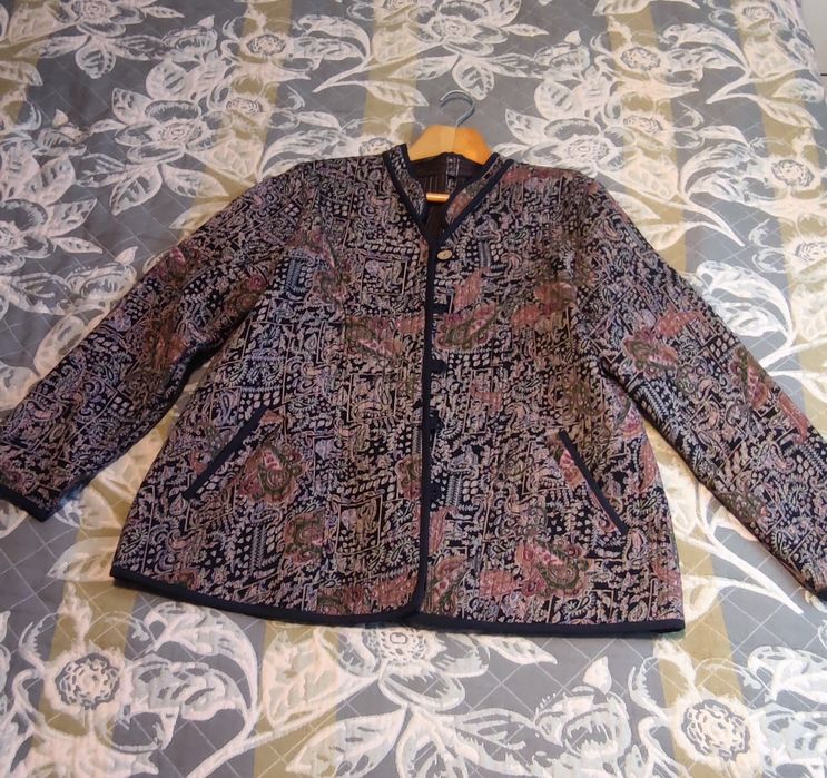 Стеганный пиджак 48-52р.