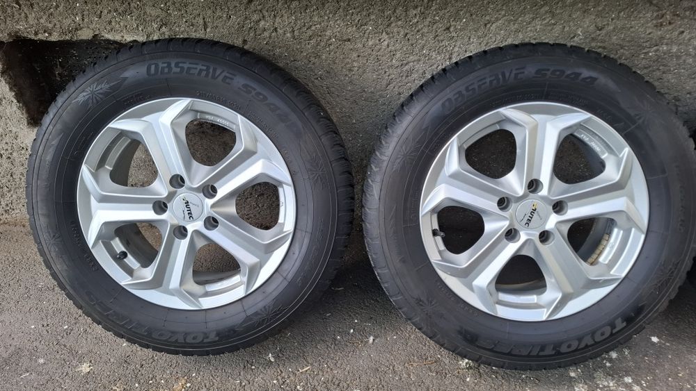 Jante Aliaj,  cu cauciucuri 215/65/16 M+S dot 2024 ,5×112 !