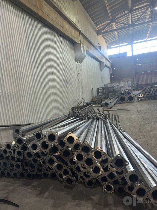 Опора освещения оцинкованный Metall opora ustun, STOLBA столба