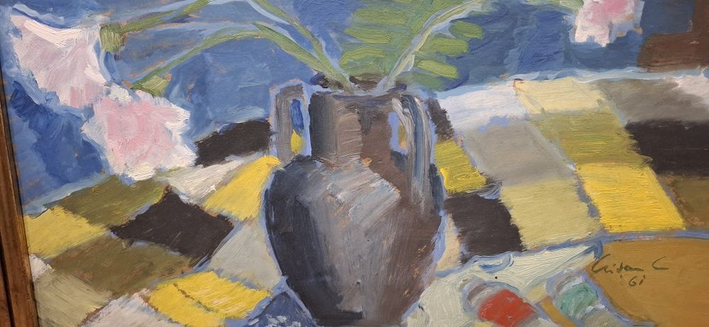 Constanta Crișan, tablou ulei pe carton