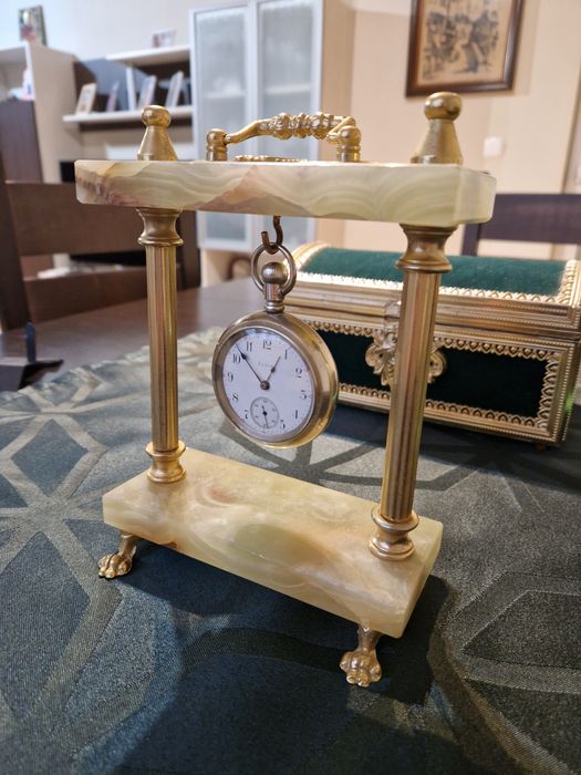 Топ-Уникален антикварен  американски джобен часовник ELGIN