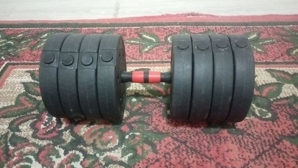 Гантель штанга 40кг набор