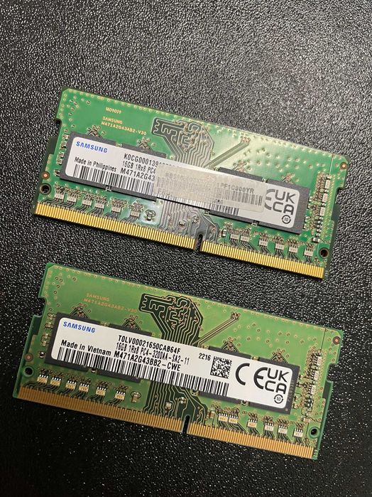 Memorie ram laptop Sodimm Samsung DDR4 32 Gb / 3200 dual channel