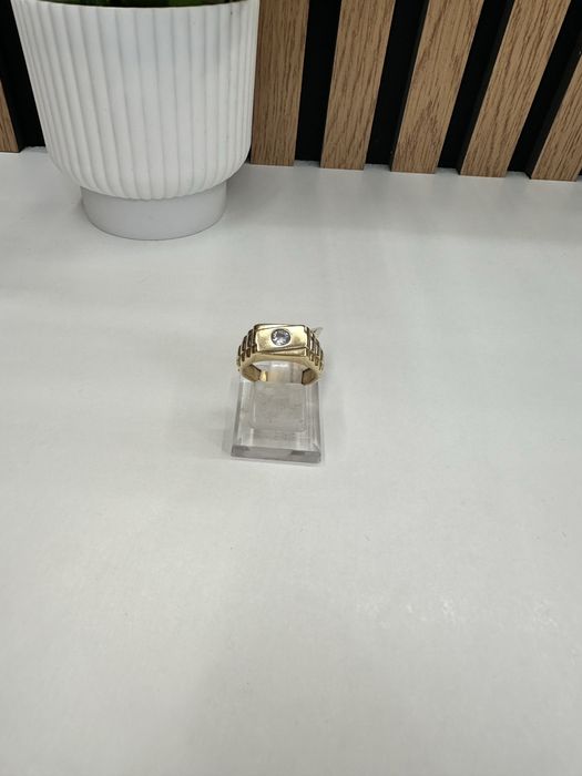 Inel barbat Aur 14K 5,44 grame Marimea 62 # 47392