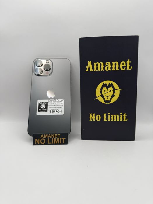 iPhone 13 Pro Max 512GB CA NOU!!!  Garantie 12 Luni , AMANET NO LIMIT