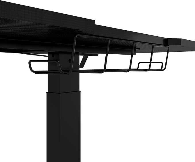 Маса с регулируема височина Airlift с кука за слушалки 100x 60x 117см