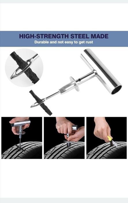 Set reparație anvelope 69 piese