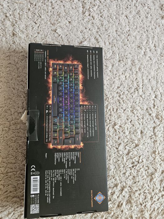 Мини Клавиатура deltaco gaming RGB