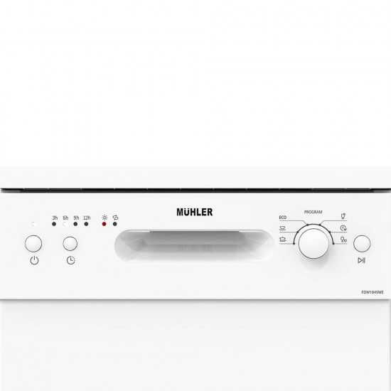 Нова свободностояща съдомиялна машина на три нива Muhler FDW1045WE  45