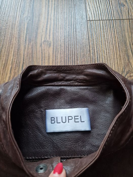 Страхотно мъжко кожено яке BLUPEL , естествена кожа,  размер 2XL