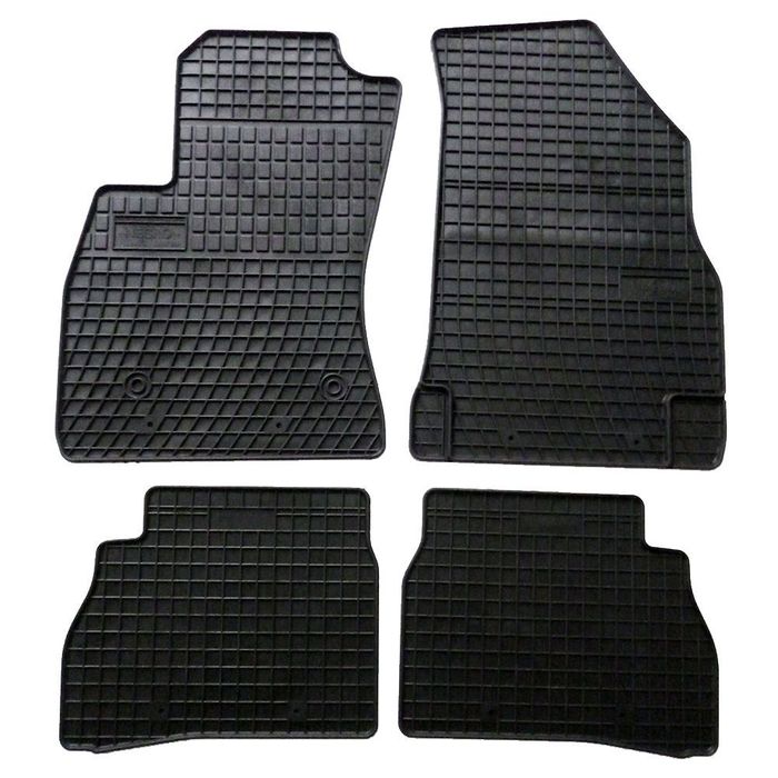 Set covorase auto din cauciuc Fiat Doblo (263) 2010-2020, Opel Combo D (X12) 5 usi, 2011-2018, presuri BestAutoVest, negre, 4 buc.