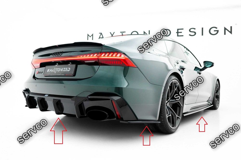 Pachet Body kit tuning Audi RS7 C8 2019-2023 v8 - Maxton Design