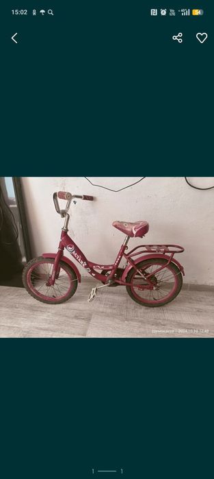 Продам велик детский на девочку