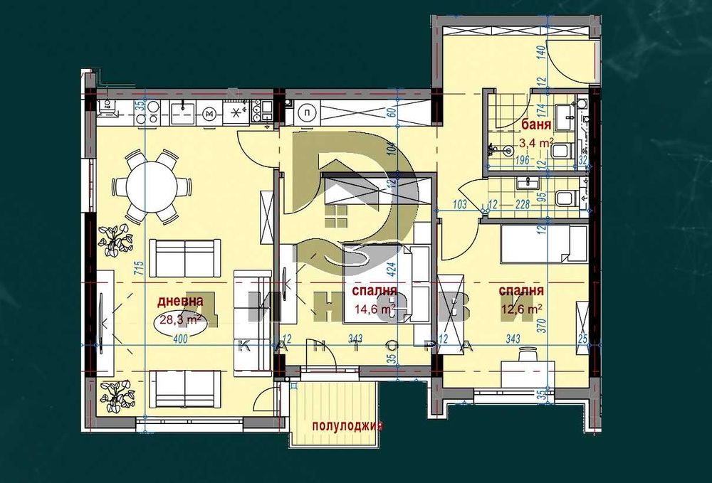 Продава се Тристаен апартамент в София, Овча купел - 109 кв.м за 1890 €/кв.м - Снимка #5