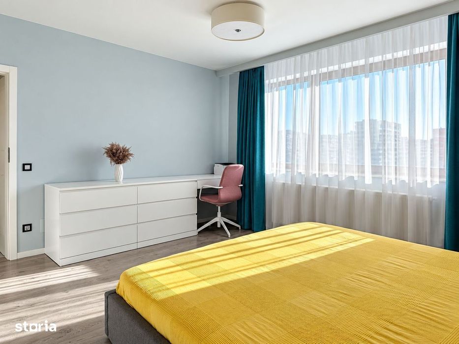 Apartament 3 camere, finisat, parcare, 78 mp, zona VIVO-Metro