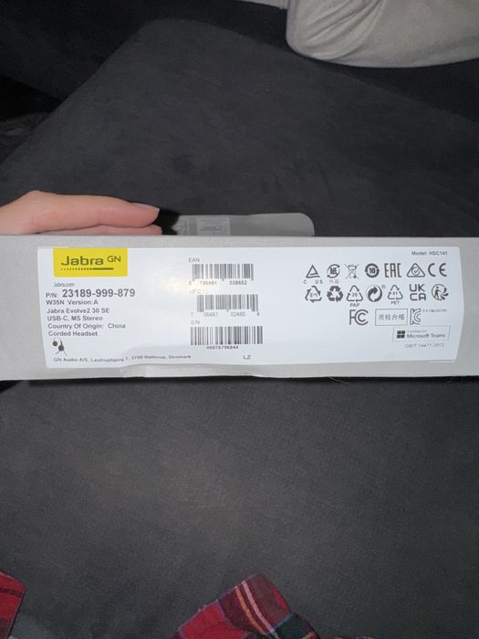 Jabra evolve2 слушалки