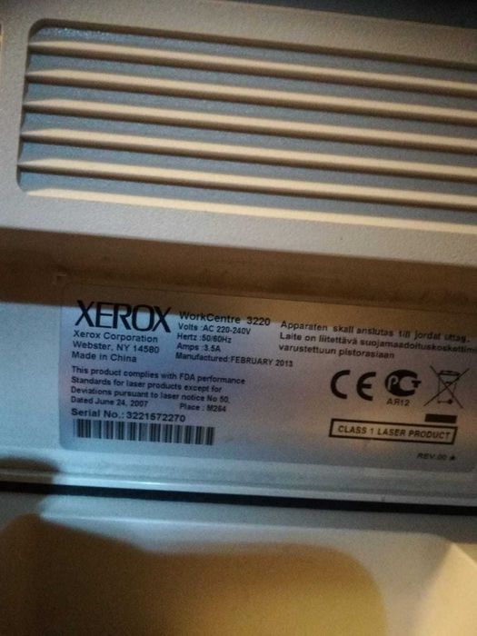 Принтер Xerox WorkCentre 3220.