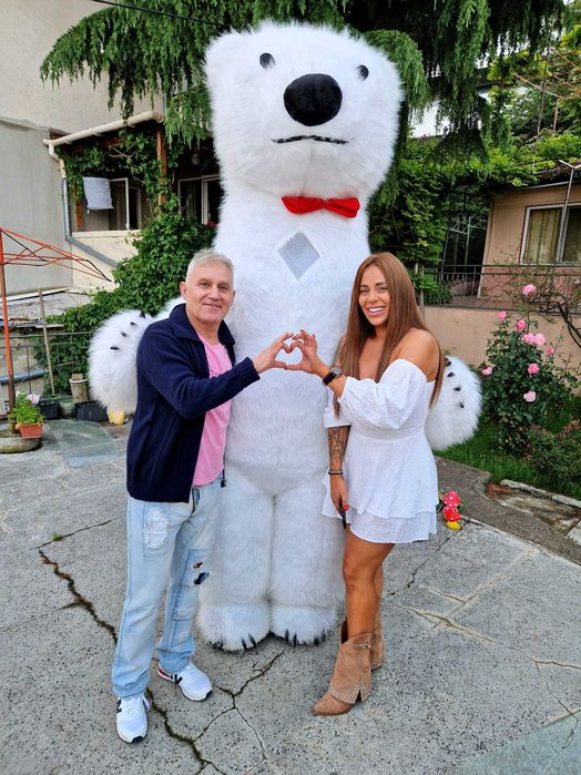 Гигантско Бяло Мече, Мики-мини маус ,Зайче парти Стич,Панда,Спайдърмен