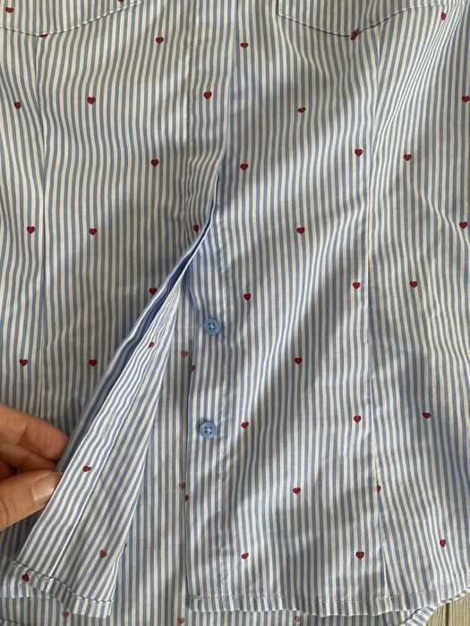 Дамска риза със сърчица