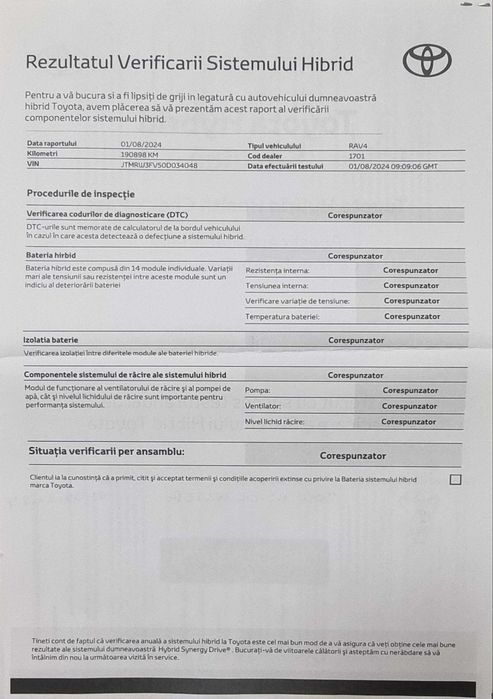 Vand Toyota Rav 4, 2.5 hybrid, 4x4, keyless an 2019.