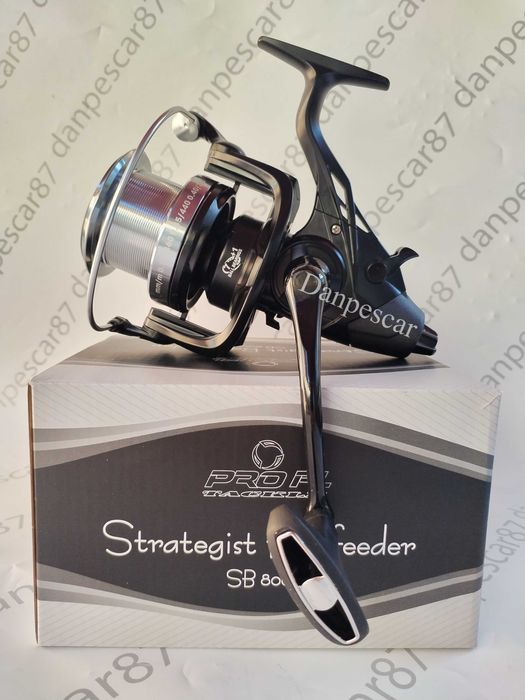 SET 4 Mulinete Crap PRO FL Strategist Baitfeeder SB8000 0,30/420m