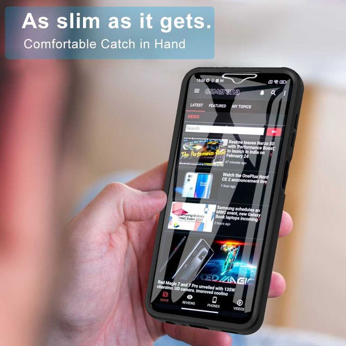 Husă 360 grade protecție Redmi 15 4G albastră