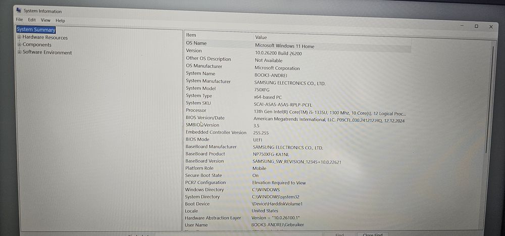 Samsung Galaxy Book 3 I5 - 13th