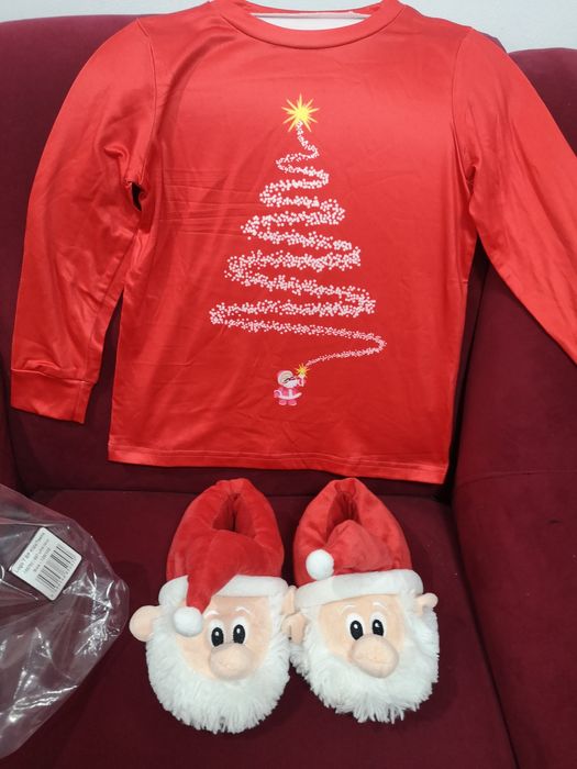 Tricou si botosei de mos craciun