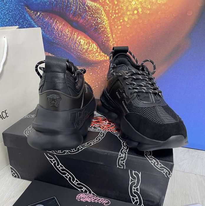 Adidasi Versace Tripple Black