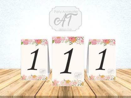 Табелки за маси за събития, сватба, бал, рожден ден