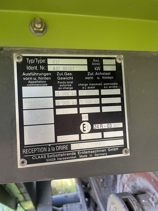 Разбор комбайна claas medion, mega, tucano