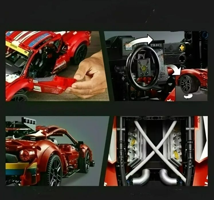 Конструктор Lego Technic суперкар Ferrari GTE 488