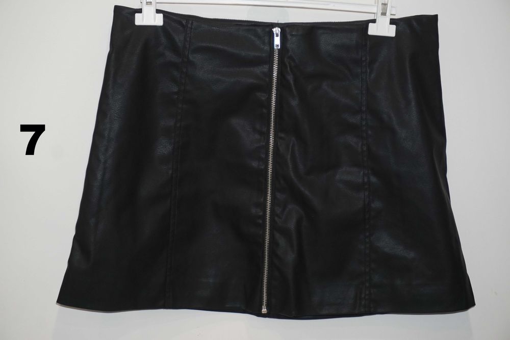 Лот от 10 Кожени Поли от Естествена и Изкуствена кожа Zara/TopShop/H&M