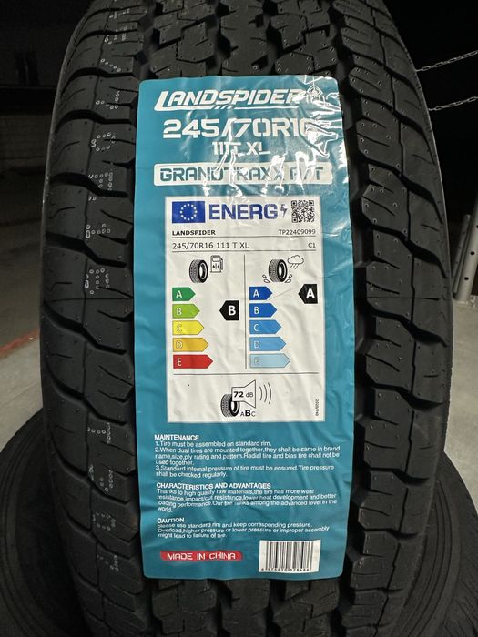 Нови джипови гуми LANDSPIDER GRANDTRAXX A/T 245/70R16 111T XL БОРД 2457016