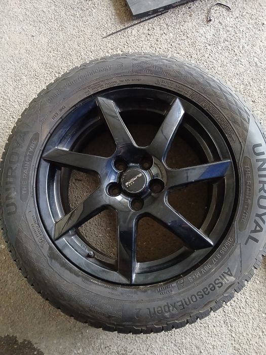 Jante aliaj Europe , R17 , 5x112 , stare impecabilă provin de pe  VW TIGUAN  , cu anvelope M+S  215/65/R17 dot 2022 ca noi