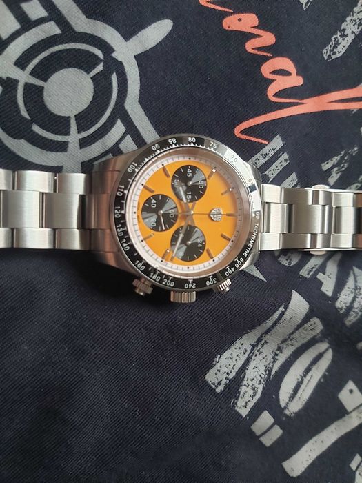 Ceas RollsTimi „Orange Panda” Chronograph • Mecanism Seiko VK63 • RAR