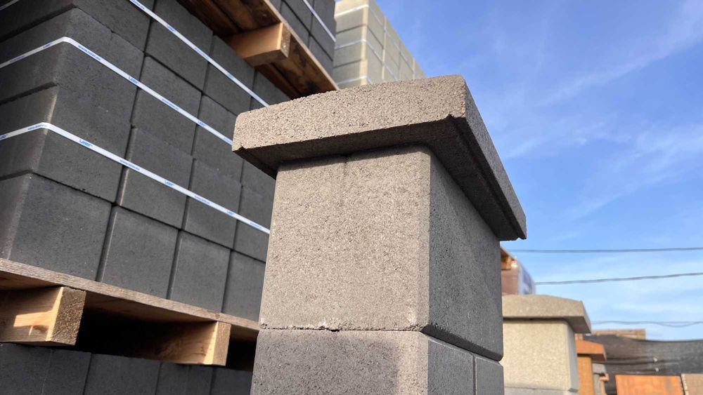 PROMOTIE - Gard Finisat LEIER - Boltari Finisati Zidarie - ANTRACIT