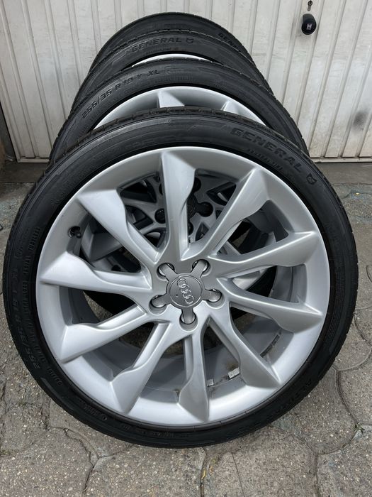 Jante aliaj 5x112mm, anvelope vara 255/35 R19, Audi A4 B8 B9, A5, A6 C6 C7, A7  ET 32!!