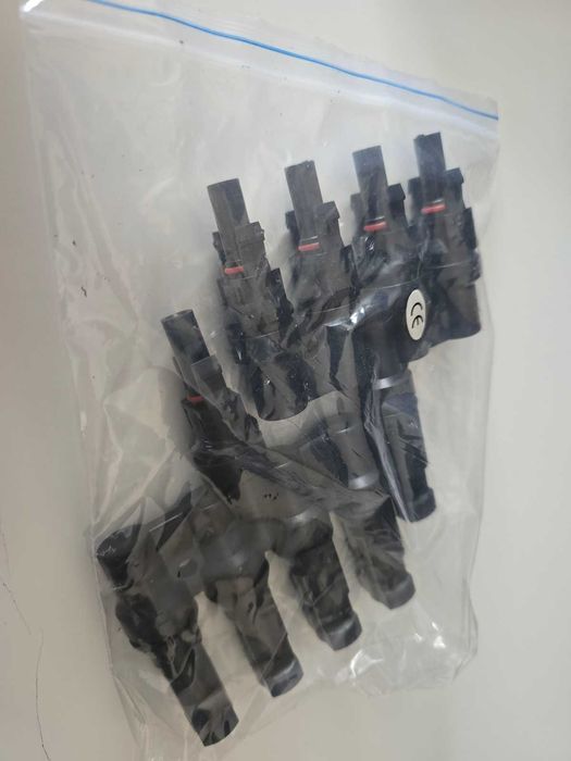 Комплект PV соларен конектор T4 съвместим Mc4 соларен кабел, 1-4