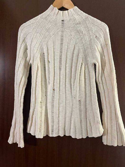 Cardigan Zara si fusta piele intoarsa Mango