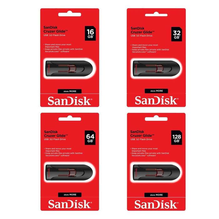 флешка Sandisk cruzer glide usb 3.0 до 256 гб Orginal