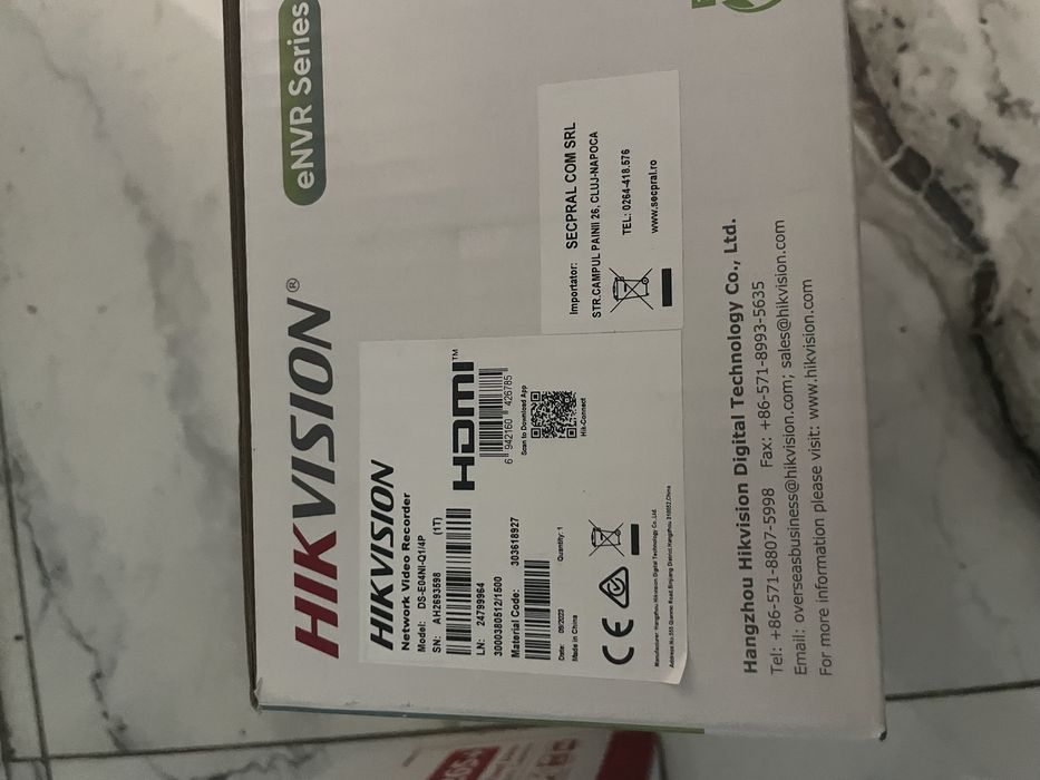 Hikvision DS-7604NI-Q1/4P – NVR 4 canale PoE