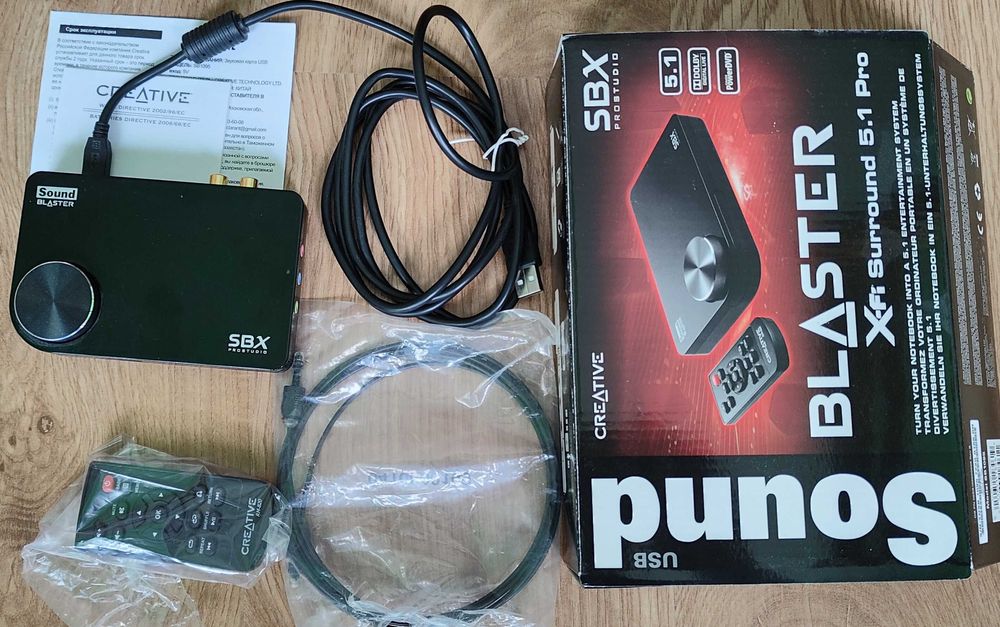 Placa de sunet Creative Sound Blaster X-Fi Surround 5.1 Pro