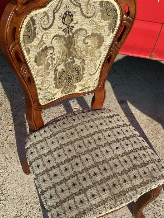 Барокови дървени столове 2 бр