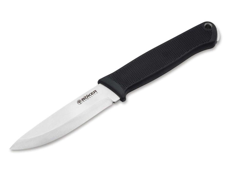 Cutit Boker Arbolito BK-1, maner TPE, lama otel N690, teaca piele