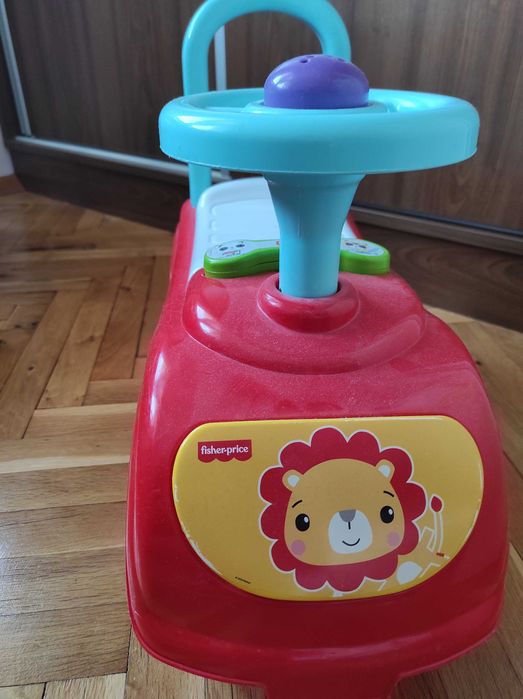 Образователна проходилка тип кола, Fisher Price, с клаксон, телефон