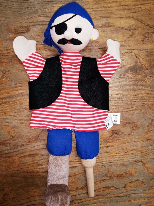 Кукла за Ръка за Куклен Театър, Пират, 30 см. Код 2210